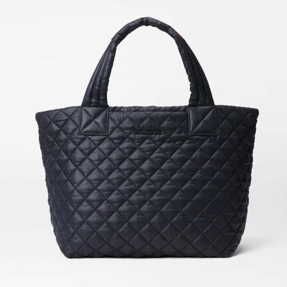MZ Wallace Black Quilted Tote Bag Versatile and Durable